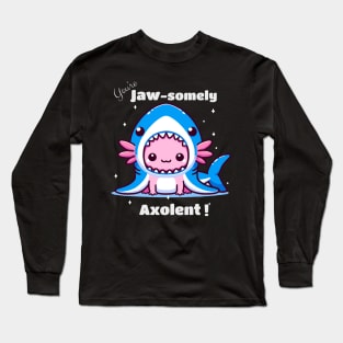 Axolotl in Shak Costume is having an Awesome and Excellent Time Together Long Sleeve T-Shirt